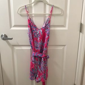 Lilly Pulitzer pink romper